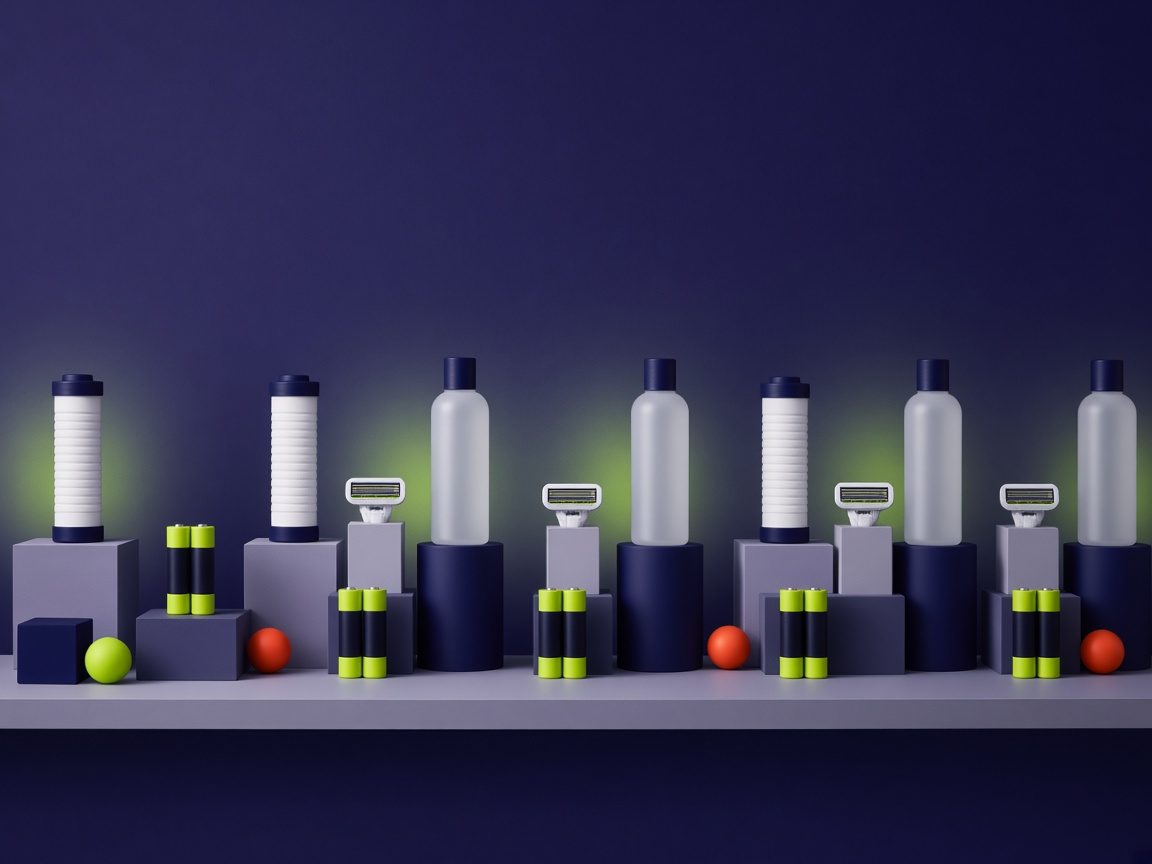 Consumables in a repeating row