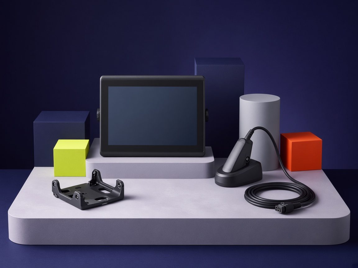 Navigation bundle with mount and cables