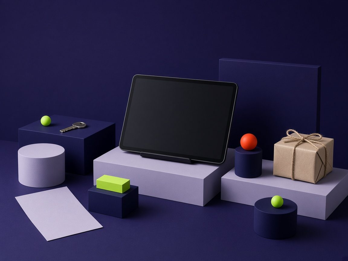 Tablet with organized order items