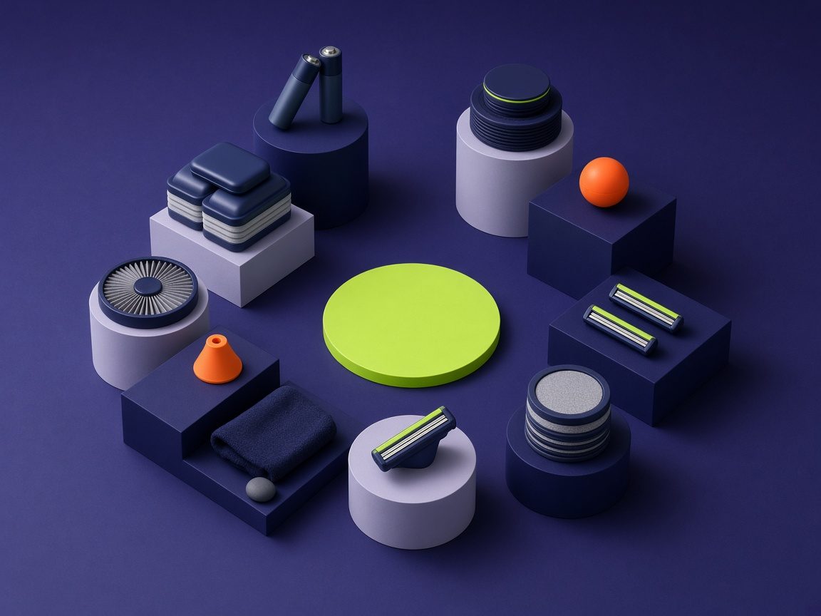 Circular arrangement of consumables