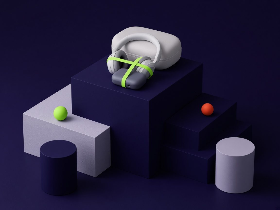 Bundle still life with lime accent