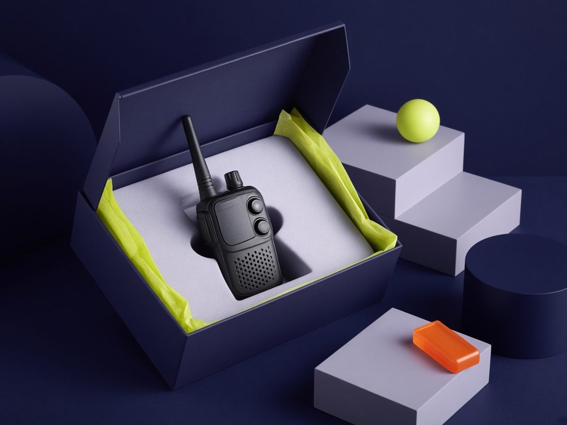 Secure product packaging close-up
