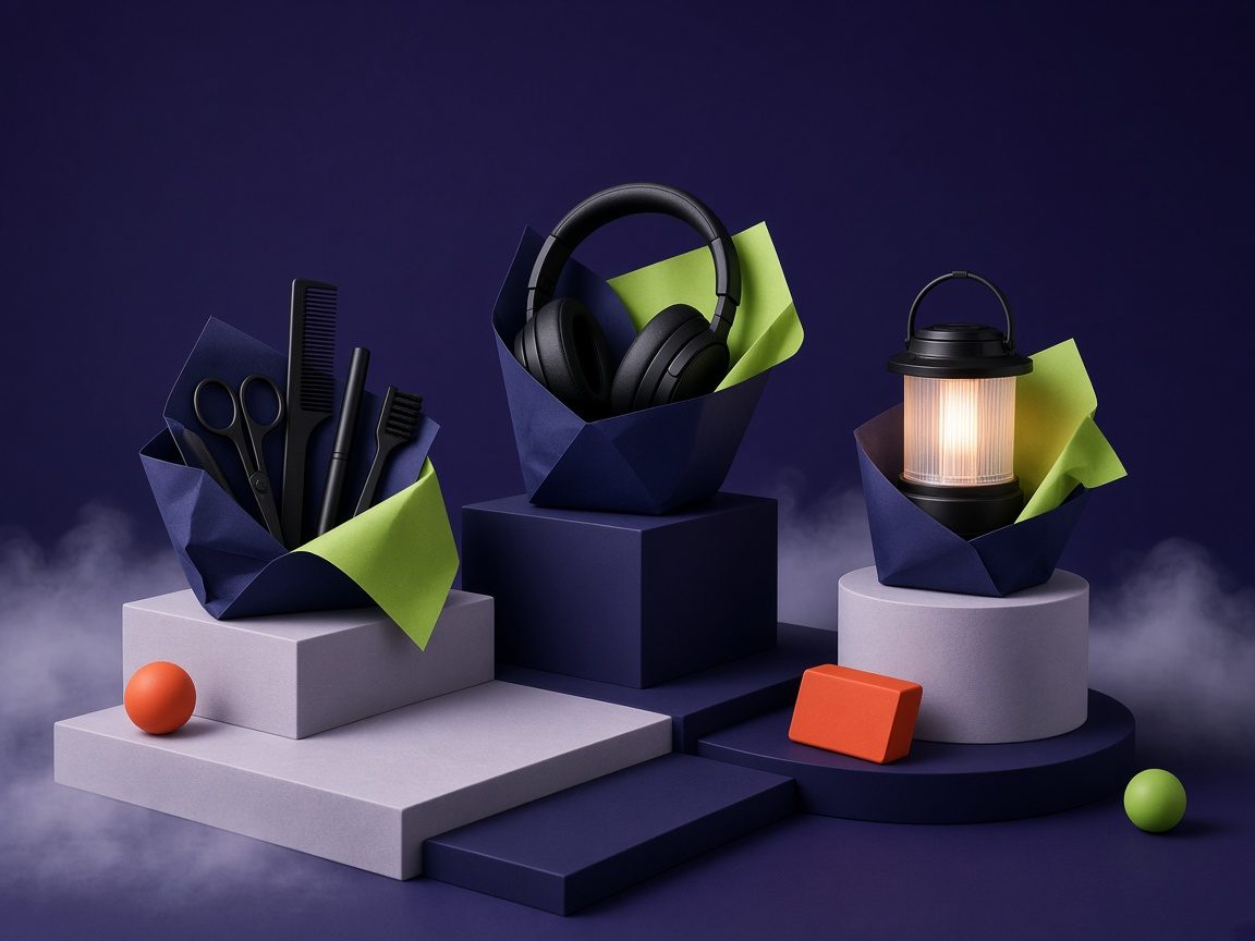 Giftable products in plain wrapping