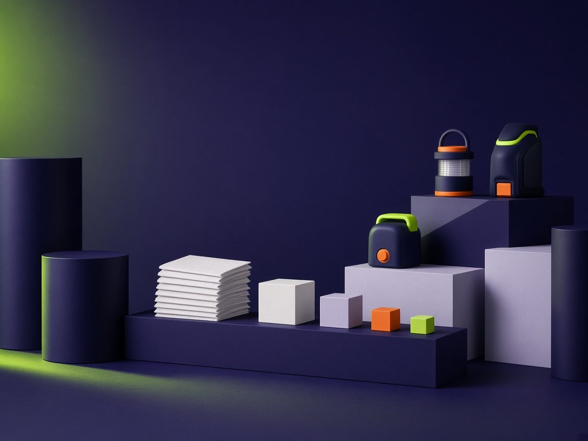 Stack of order papers on plinth