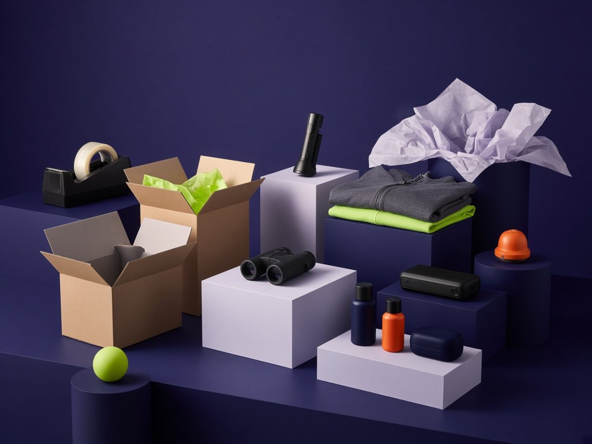 Packing station without people